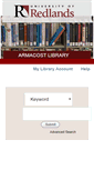Mobile Screenshot of books.redlands.edu
